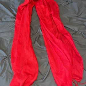 Red scarf